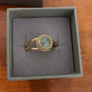 Anemone amazonite ring 10 3/4